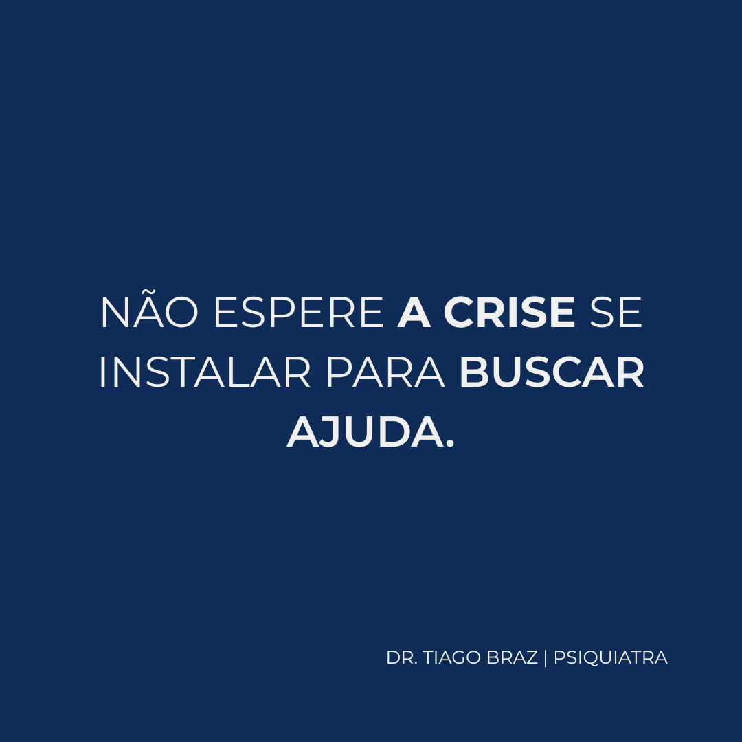 Sinais de que você precisa buscar ajuda psiquiátrica antes da crise
